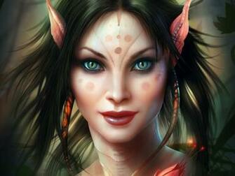 Women Fantasy Wallpaper Art Elves Faces