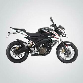 New Bajaj Pulsar 200ns In White And Black