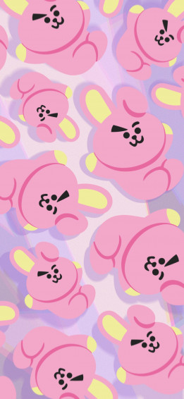 Bts Bt21 Cooky Abstract Wallpaper