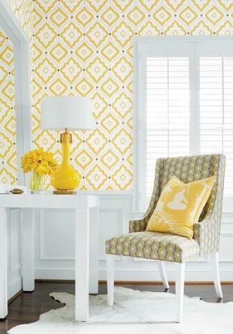 Coordinating Wallpaper And Fabric