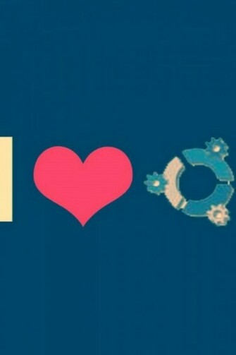 Kubuntu Wallpaper Love Is The Linux Answer iPhone And
