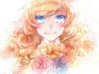 Konako Ib Mary Yellow Flower Red Wavy Hair