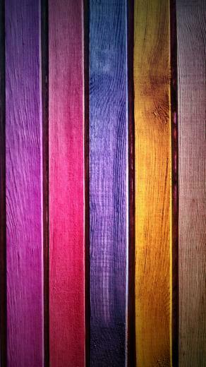 Wallpaper Planks Strips Vertical Multicolored