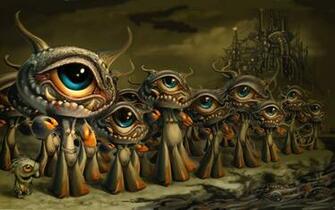 Desktop Wallpaper Of Bizarre Creatures Computer