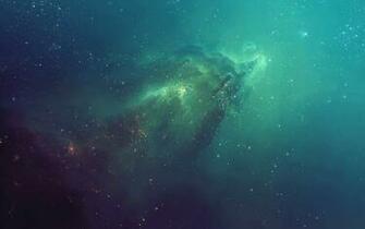 Green Galaxy Wallpaper Top Background