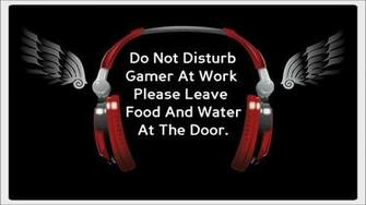 Gamer At Work Computer Wallpaper Desktop Background