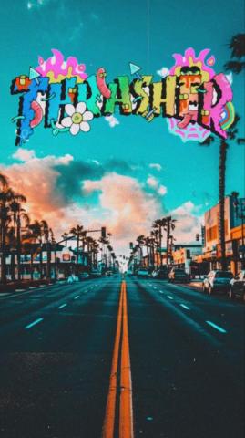 Vintage Skater iPhone Wallpaper Edgy