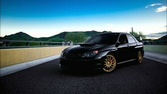 HD Wallpaper 1080p Desktop Subaru Impreza Wrx Black