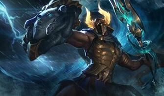 Perseus Pantheon Lol Art By Jeremy Anninos Wallpaper And
