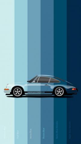 Blue Porsche Samsung Galaxy Note 4k Wallpaper Traxzee