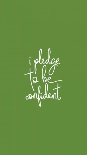I Pledge To Be Confident Kappa Delta Instagram Story Background