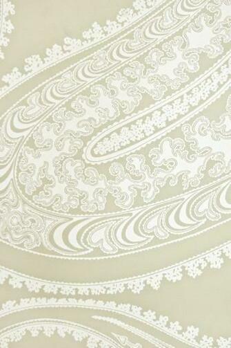 Rajapur Paisley Wallpaper A Large Contemporary Design In White