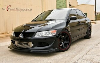 Mitsubishi Lancer Evo X Black Evolution Viii With Resolutions