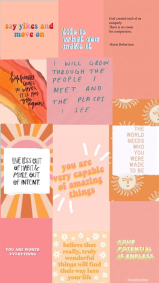 Summer Mood Board Wallpaper Life Is What You Make It