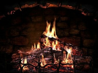 Into A Realistic Fireplace With The Help Of Screensaver