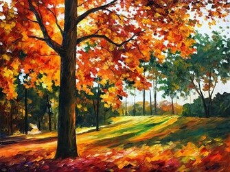 Painting Autumn Paintings By Leonid Afremov Art For Your Wallpaper