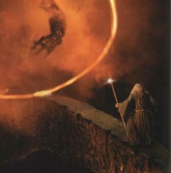 Balrog Wallpaper Gandalf Vs