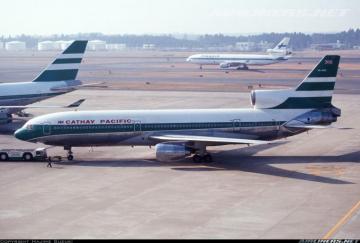 Lockheed L Tristar Cathay Pacific Airways Aviao