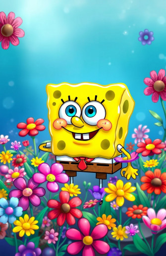 Spongebob Flower Background