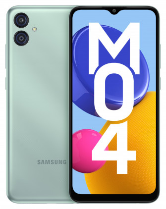 Samsung Galaxy M04 Light Green 4gb Ram 64gb Storage Upto 8gb