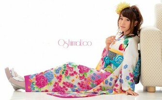 Y Ko Member Of Jpop Band Akb48 Kimono Wallpaper