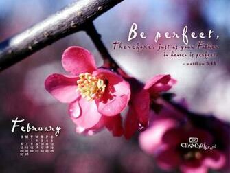February Matthew Desktop Calendar Monthly Calendars