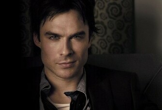 Wallpaper Face Ian Somerhalder Damon Salvatore The Vampire Diaries