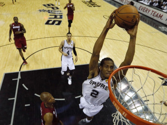 Game Pre Of The Finals Heat Spurs Pounding Rock