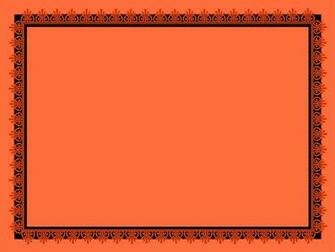 Frame Design Colour Burnt Orange Wallpaper