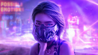 Neon Purple Wallpaper