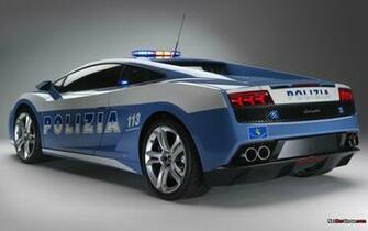 Police Lamborghini Back Vehicles Italian Cars Wallpaper