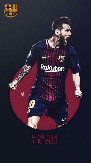 Wallpaper Lionel Messi Barcelona iPhone Football