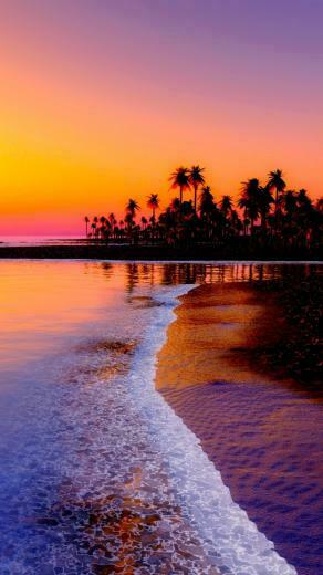 iPhone Beach Sunset Wallpaper HD Background Gallery