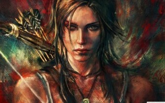 Lara Croft Tomb Raider Artwork HD Wallpaper Res