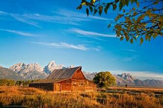 Wallpaper Mormon Row Grand Teton National Park Jackson Hole