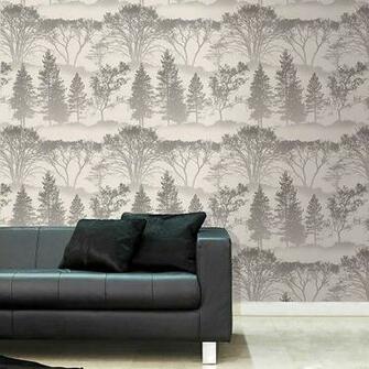 Graham Brown Mirage White Grey Wallpaper House