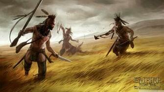 Empire Total War The Warpath Campaign Artwork Attacking Indians