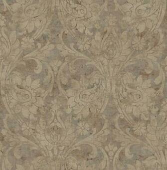Dalia S Damask Faux Effect Paint Wallpaper Fax Designer Black