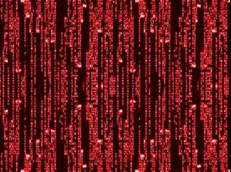 Matrix Background Red