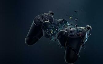 Broken Playstation Controller HD Wallpaper