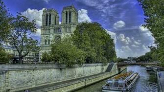 Wallpaper Notre Dame De Paris France River