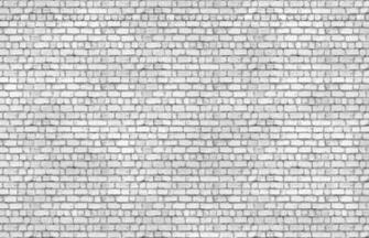 Washed Brick White Rustic Faux Home Wallpaper M8967