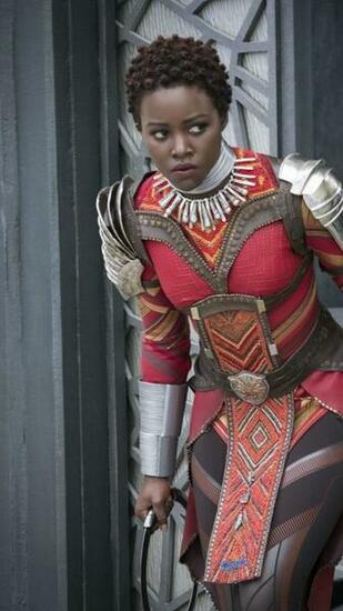 Wallpaper Black Panther Lupita Nyong O Letitia Wright