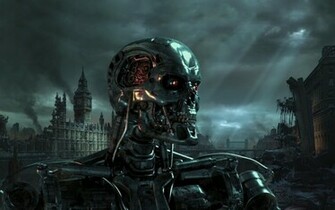 Skulls Terminator Wallpaper