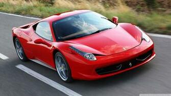 Red Ferrari Italia 4k HD Desktop Wallpaper For Ultra