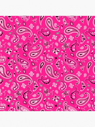 Pink Bandana Sticker By Studio More Los Angeles