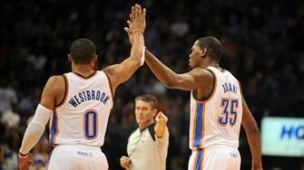 Kevin Durant And Russell Westbrook Wallpaper