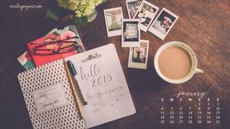 January Desktop Calendar