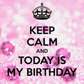 Keep Calm And Today Is My BirtHDay Carry On Image