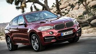 Bmw X6 M50d Flamenco Red Front HD Wallpaper